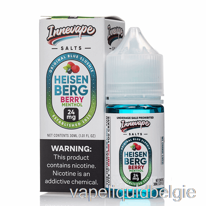 Vape Smaken Heisenberg Bessenmenthol - Innevape Zouten - 30ml 24mg